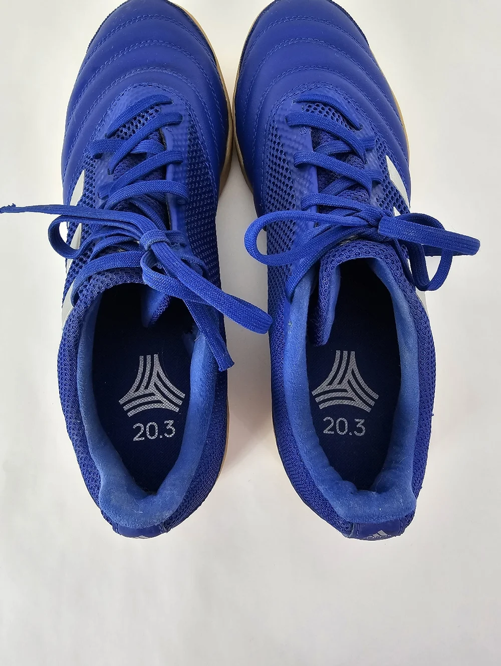 Adidas Copa 20.3 Indoor Sala Soccer Shoes Royal Blue Metallic Silver Men's 8 NEW
